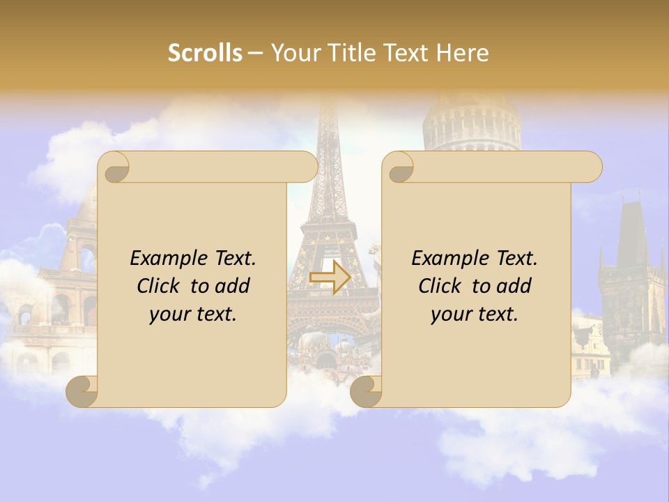 City Retro Collage PowerPoint Template