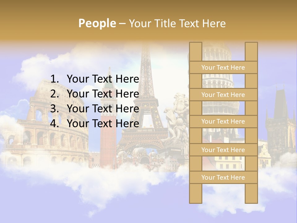 City Retro Collage PowerPoint Template