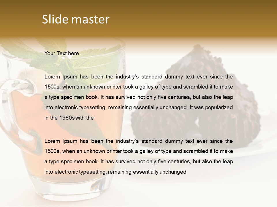 Background Gourmet Pastry PowerPoint Template