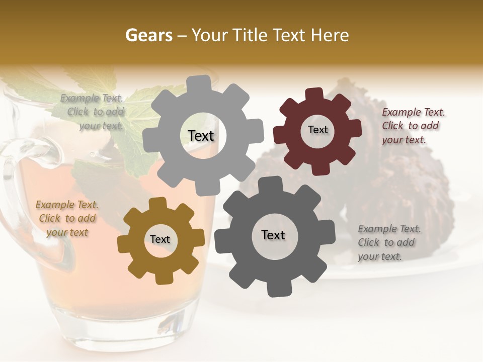 Background Gourmet Pastry PowerPoint Template