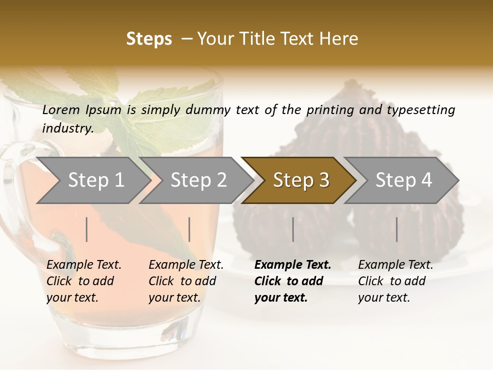 Background Gourmet Pastry PowerPoint Template