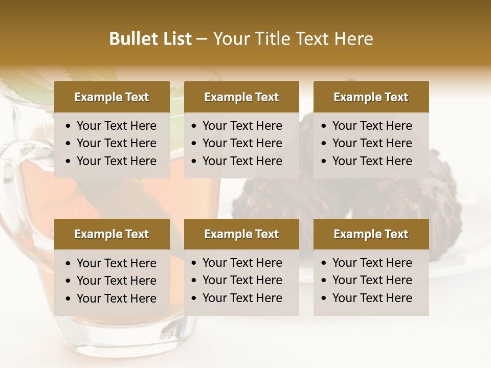 Background Gourmet Pastry PowerPoint Template