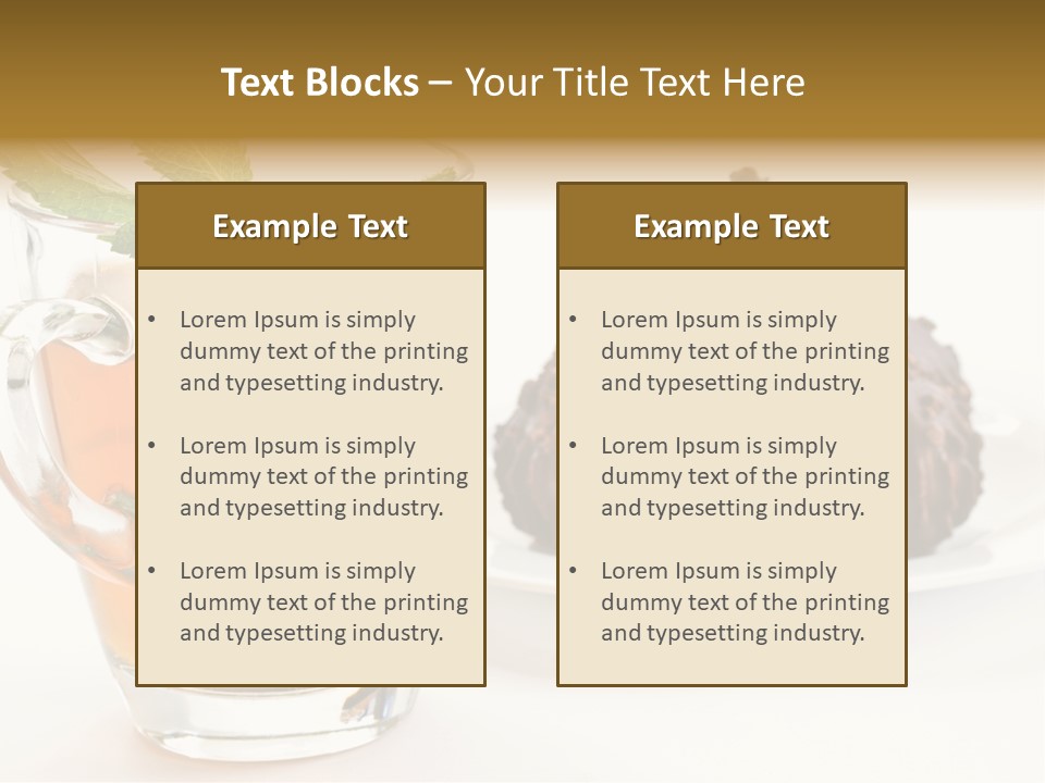 Background Gourmet Pastry PowerPoint Template
