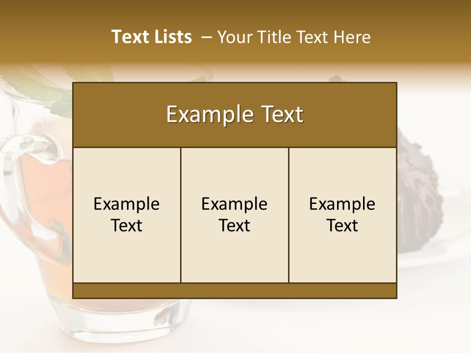 Background Gourmet Pastry PowerPoint Template