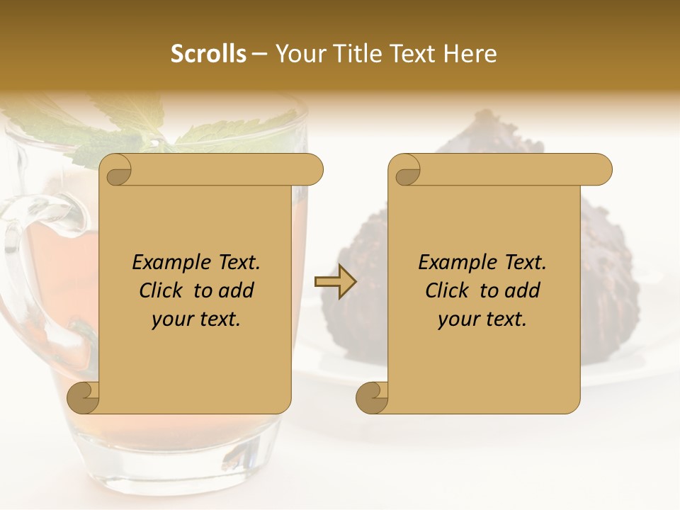 Background Gourmet Pastry PowerPoint Template