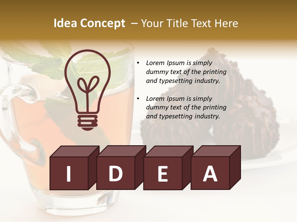 Background Gourmet Pastry PowerPoint Template