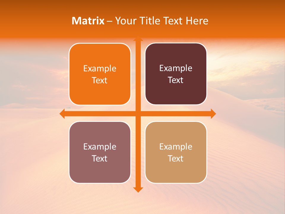 Hummock Arid Travel PowerPoint Template