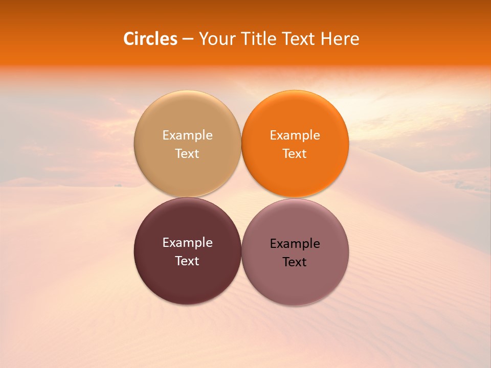 Hummock Arid Travel PowerPoint Template