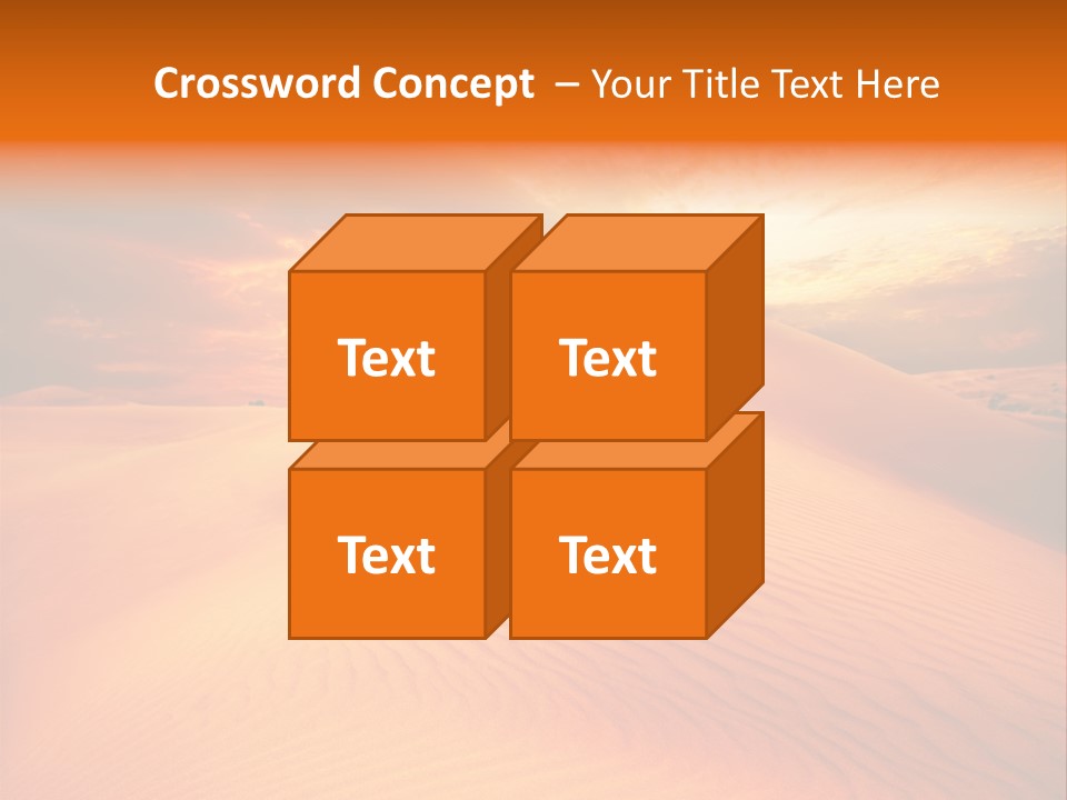 Hummock Arid Travel PowerPoint Template