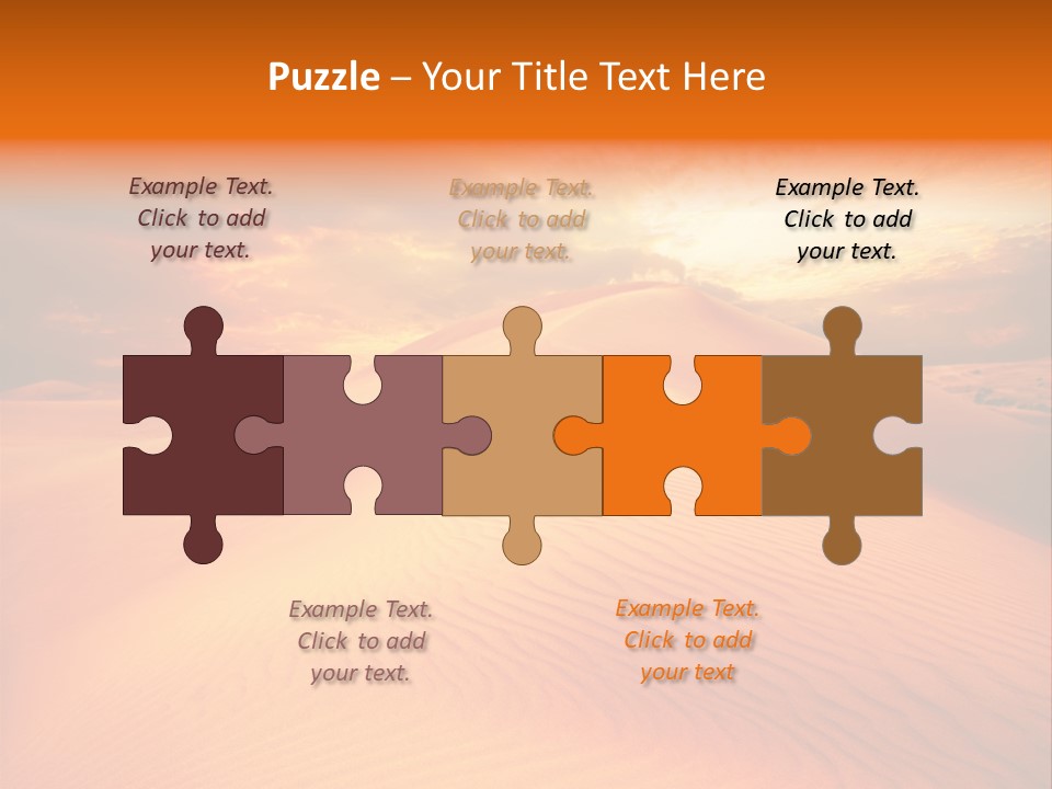 Hummock Arid Travel PowerPoint Template