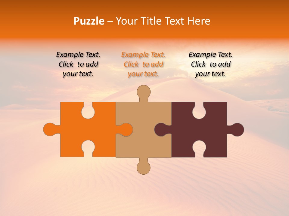 Hummock Arid Travel PowerPoint Template