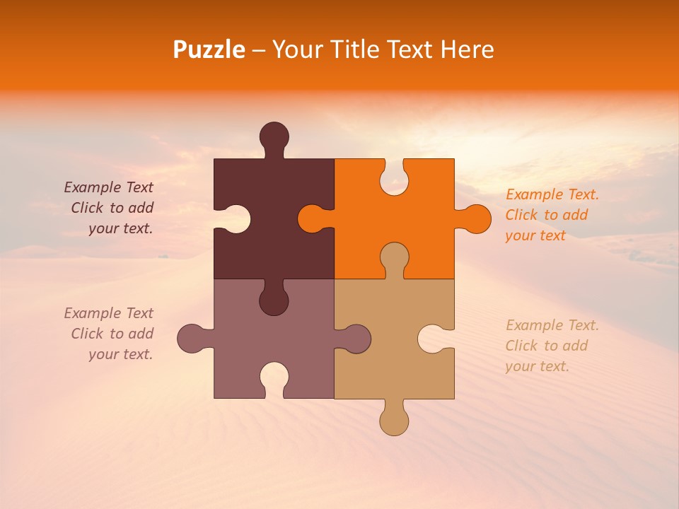 Hummock Arid Travel PowerPoint Template