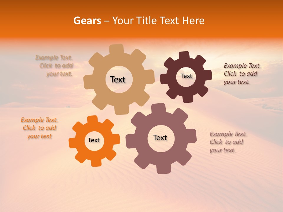 Hummock Arid Travel PowerPoint Template