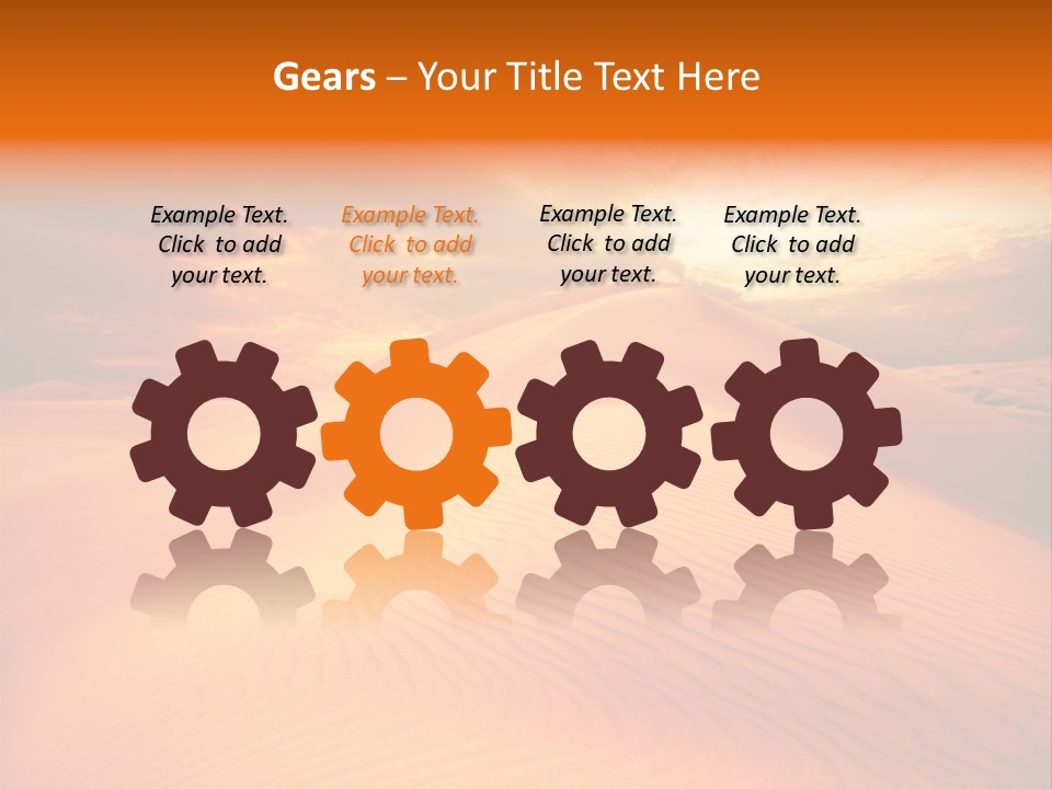 Hummock Arid Travel PowerPoint Template