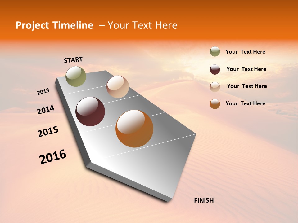 Hummock Arid Travel PowerPoint Template