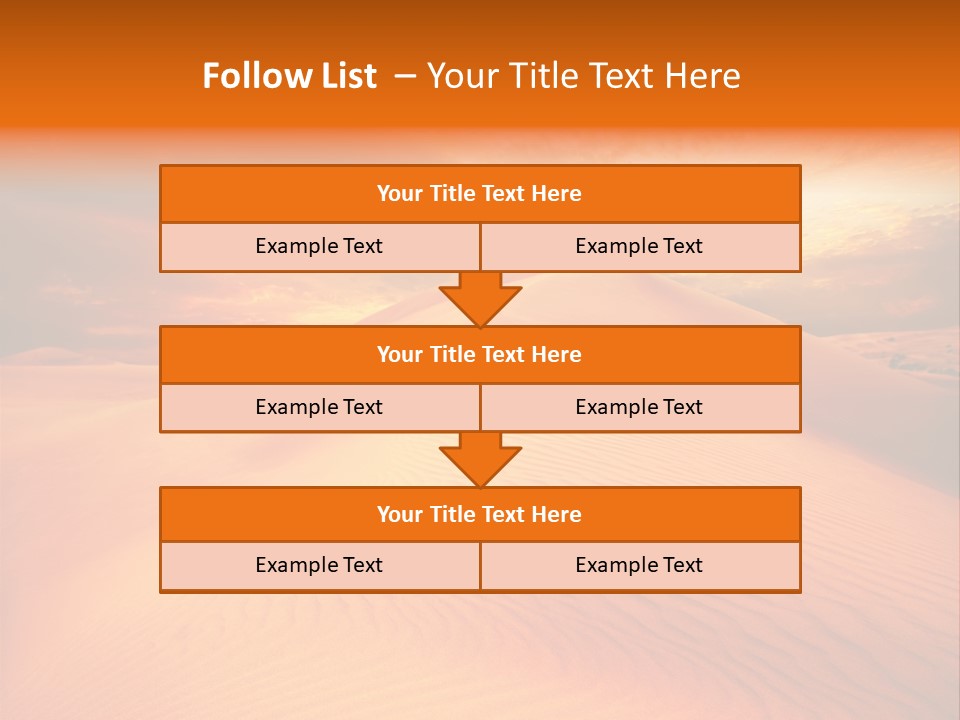 Hummock Arid Travel PowerPoint Template