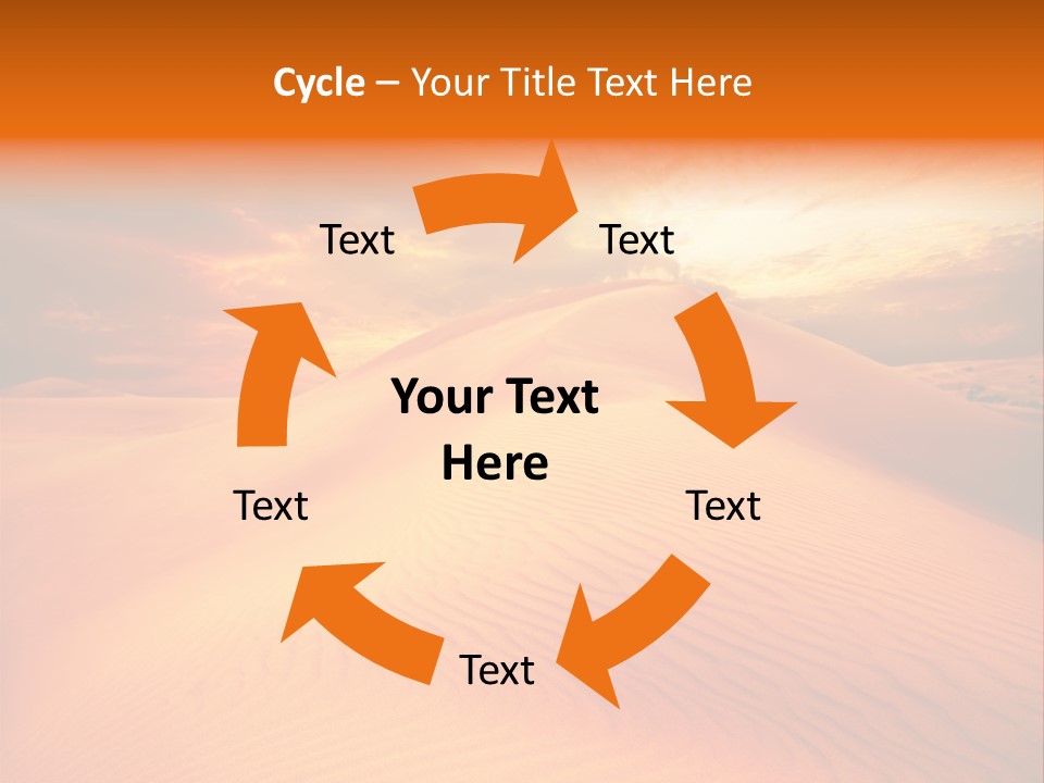 Hummock Arid Travel PowerPoint Template