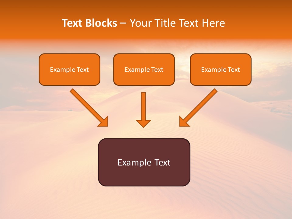 Hummock Arid Travel PowerPoint Template