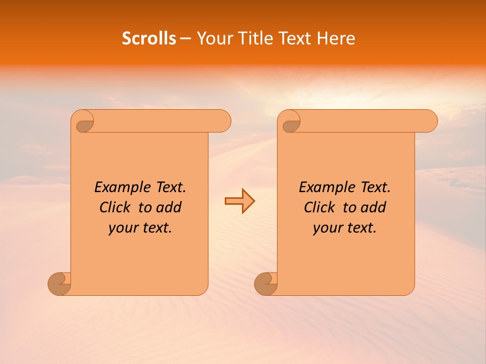 Hummock Arid Travel PowerPoint Template