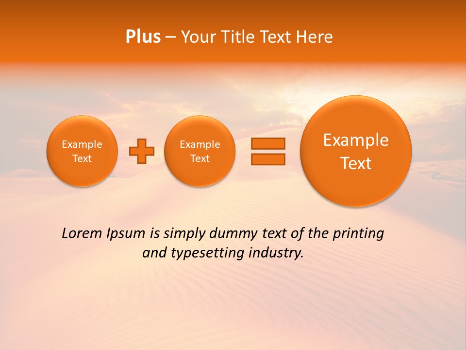 Hummock Arid Travel PowerPoint Template
