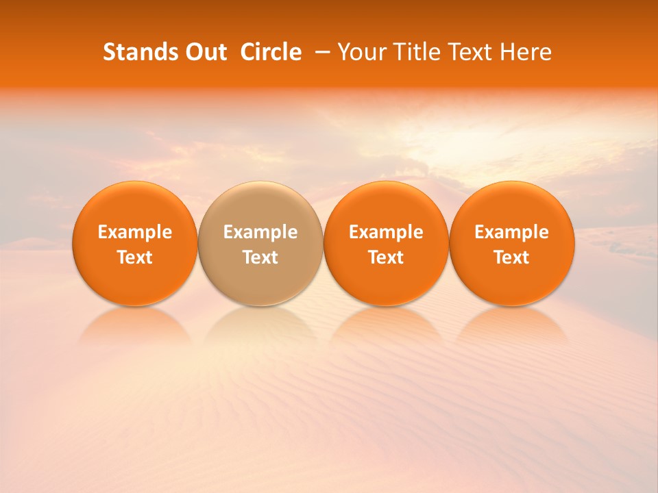 Hummock Arid Travel PowerPoint Template