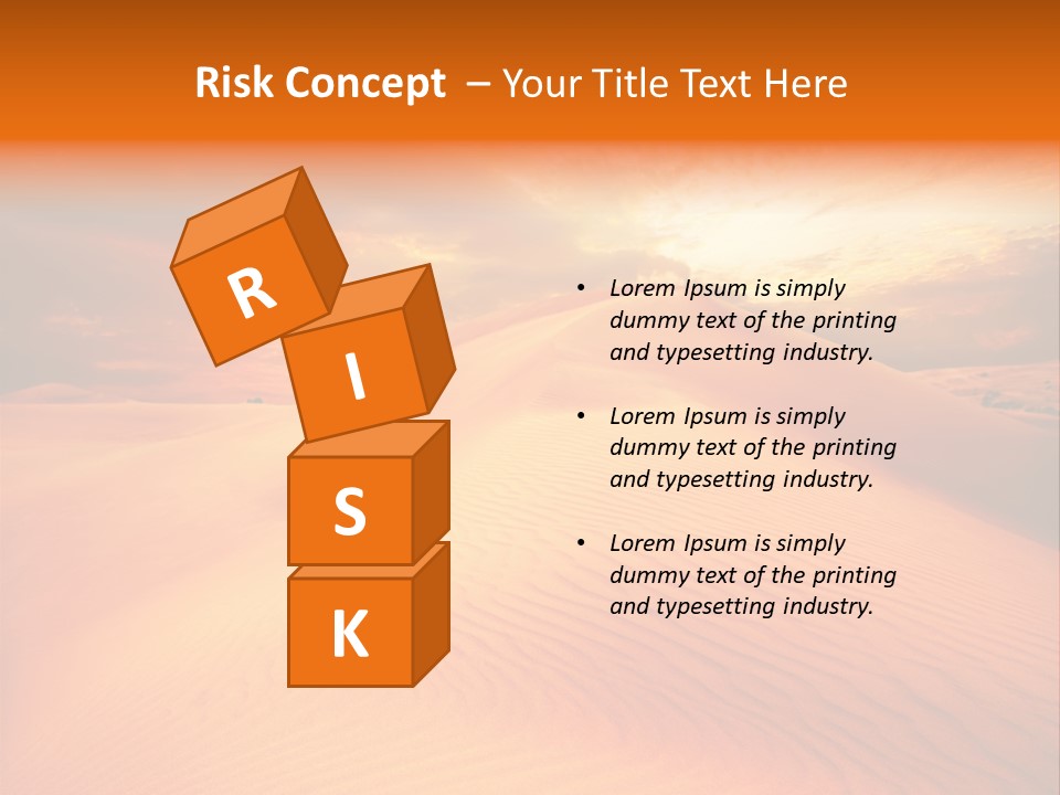 Hummock Arid Travel PowerPoint Template