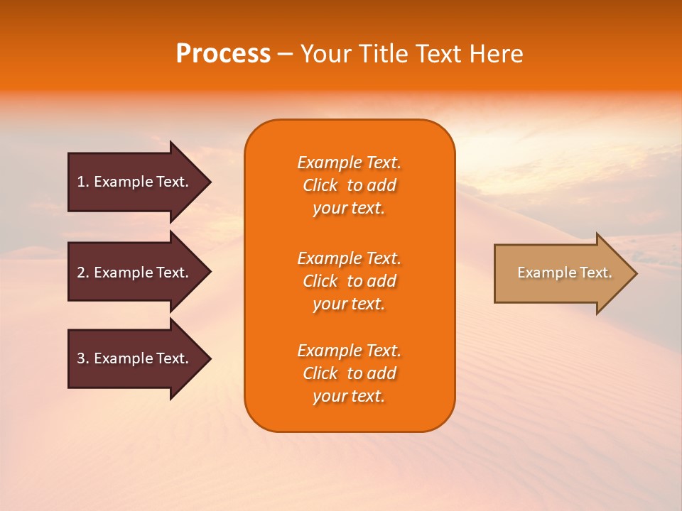 Hummock Arid Travel PowerPoint Template