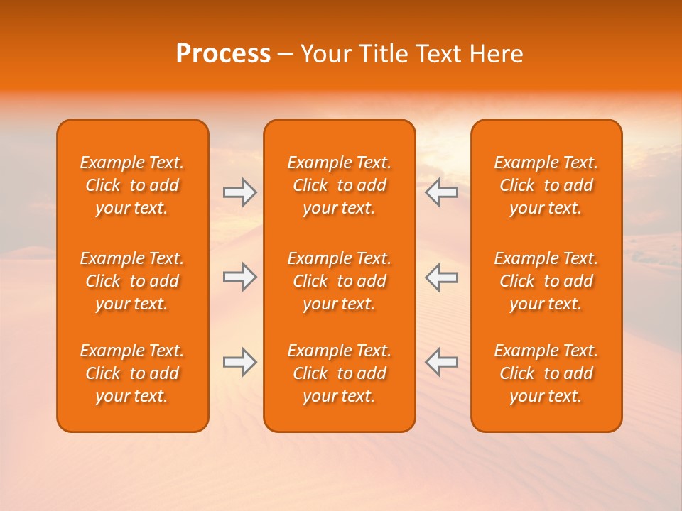 Hummock Arid Travel PowerPoint Template