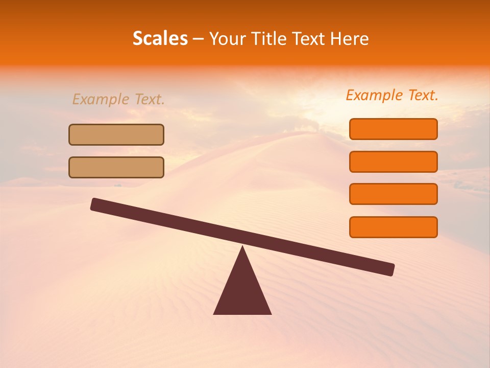 Hummock Arid Travel PowerPoint Template