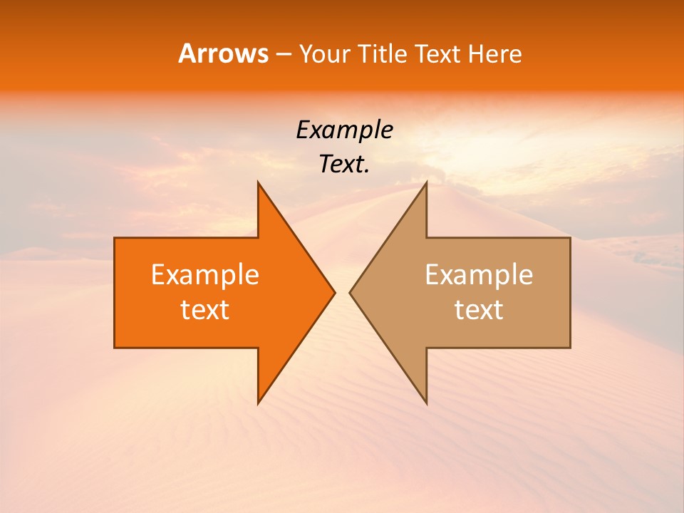 Hummock Arid Travel PowerPoint Template
