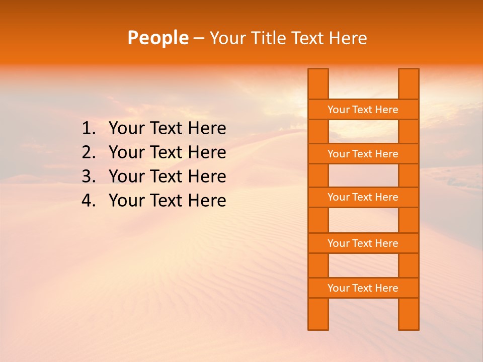 Hummock Arid Travel PowerPoint Template