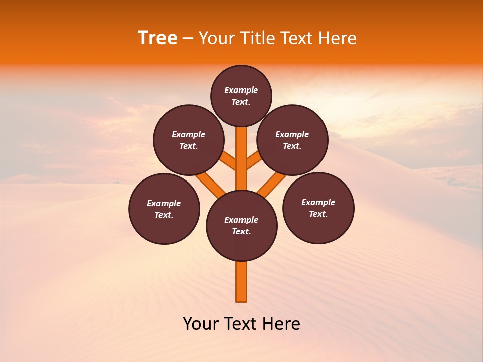 Hummock Arid Travel PowerPoint Template