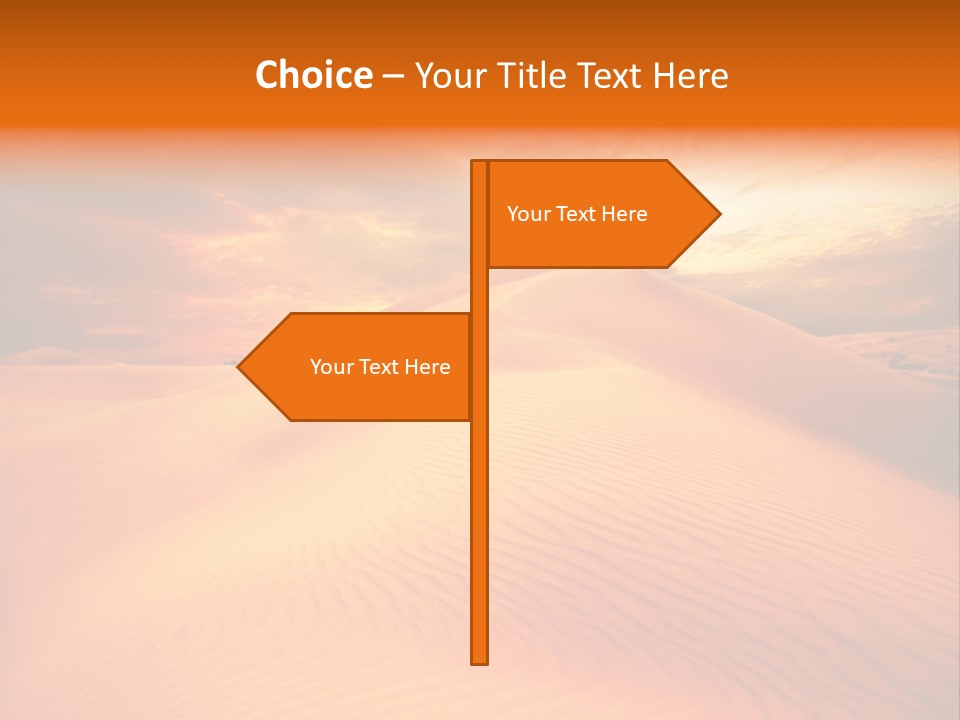 Hummock Arid Travel PowerPoint Template