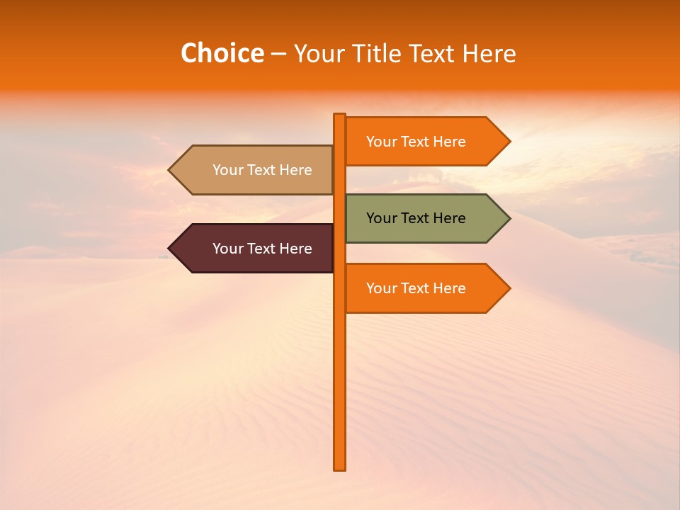 Hummock Arid Travel PowerPoint Template