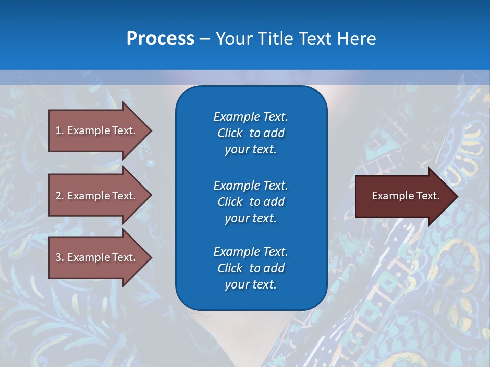 Green Eyes Nose Oriental PowerPoint Template