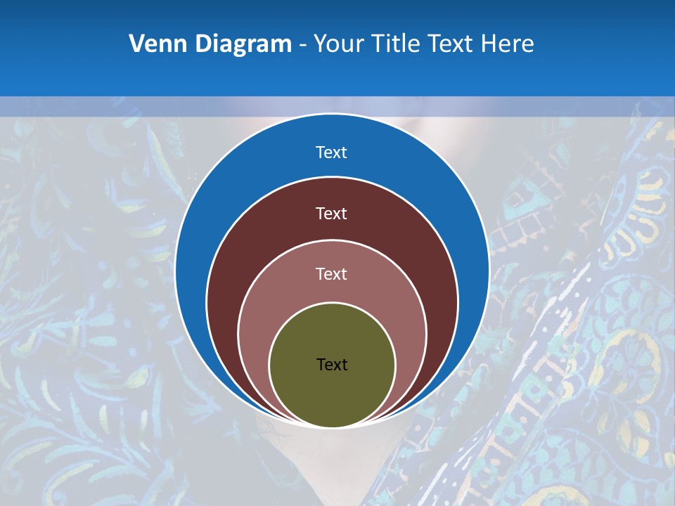 Green Eyes Nose Oriental PowerPoint Template