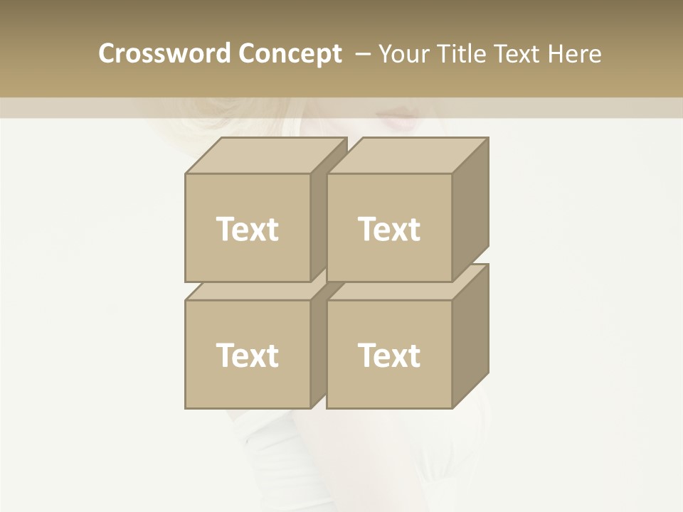 Costume Fantastic Lady PowerPoint Template