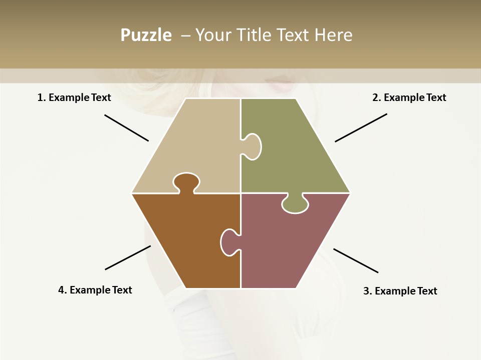 Costume Fantastic Lady PowerPoint Template