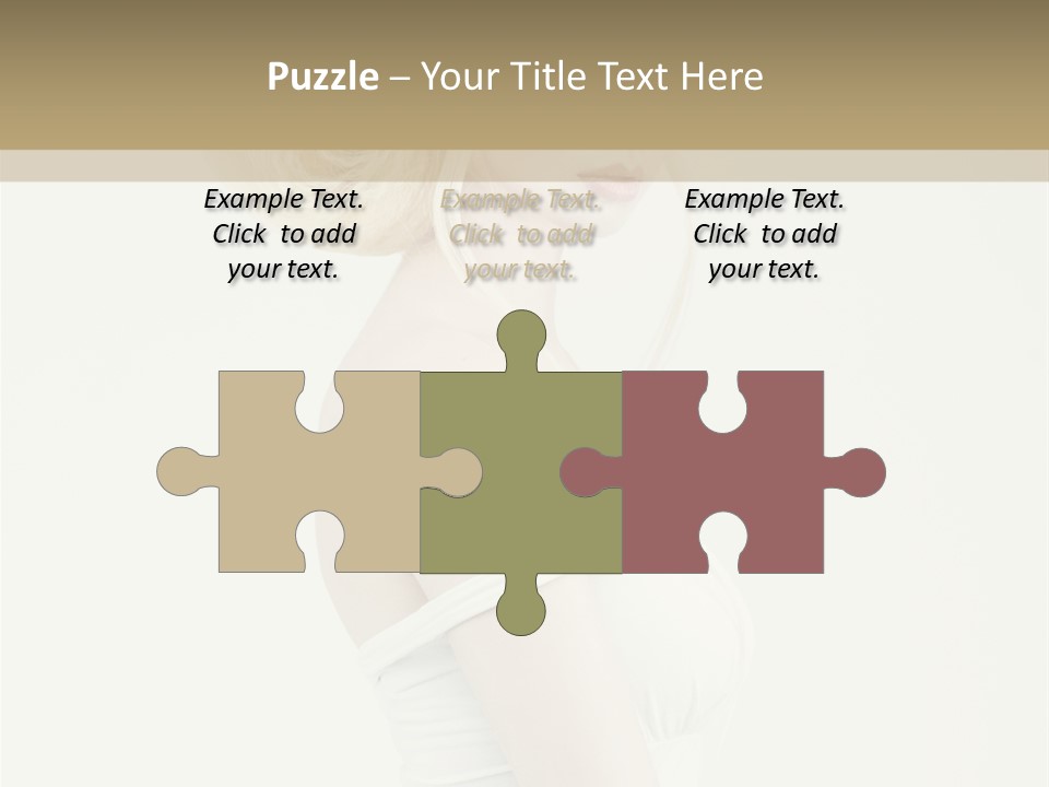 Costume Fantastic Lady PowerPoint Template