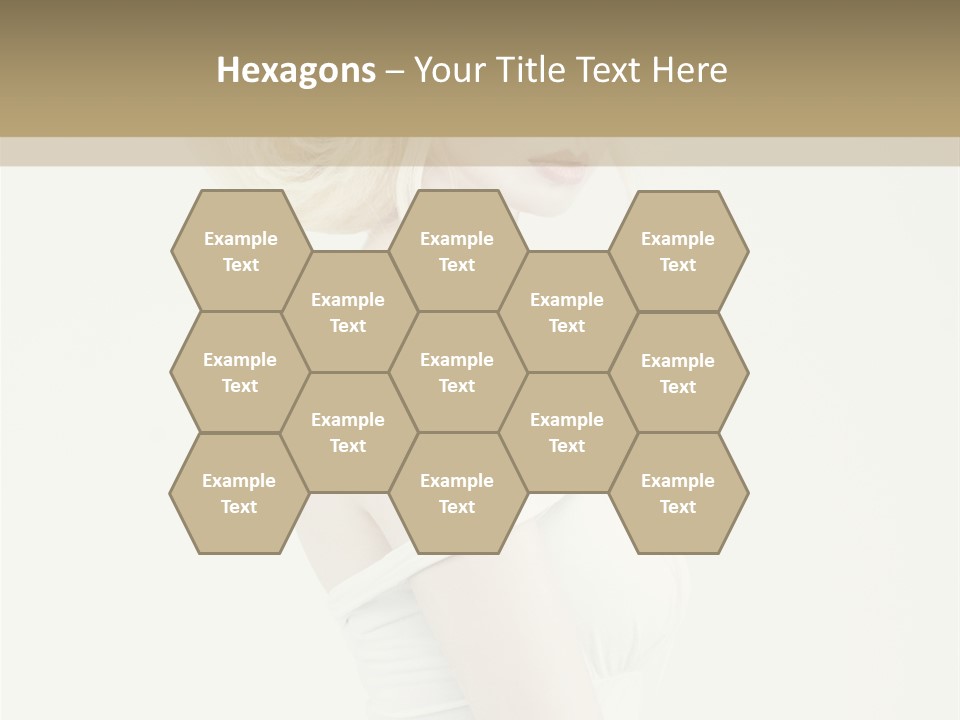 Costume Fantastic Lady PowerPoint Template