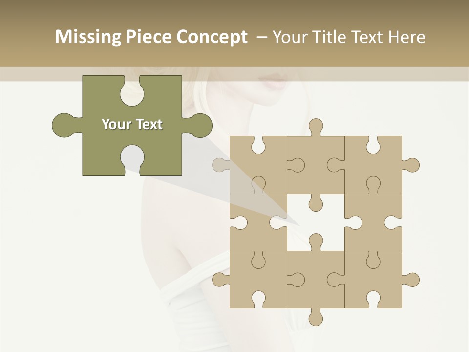 Costume Fantastic Lady PowerPoint Template