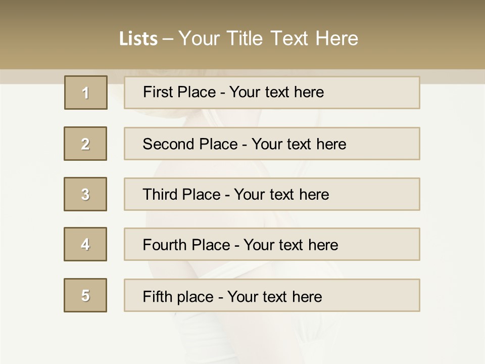 Costume Fantastic Lady PowerPoint Template