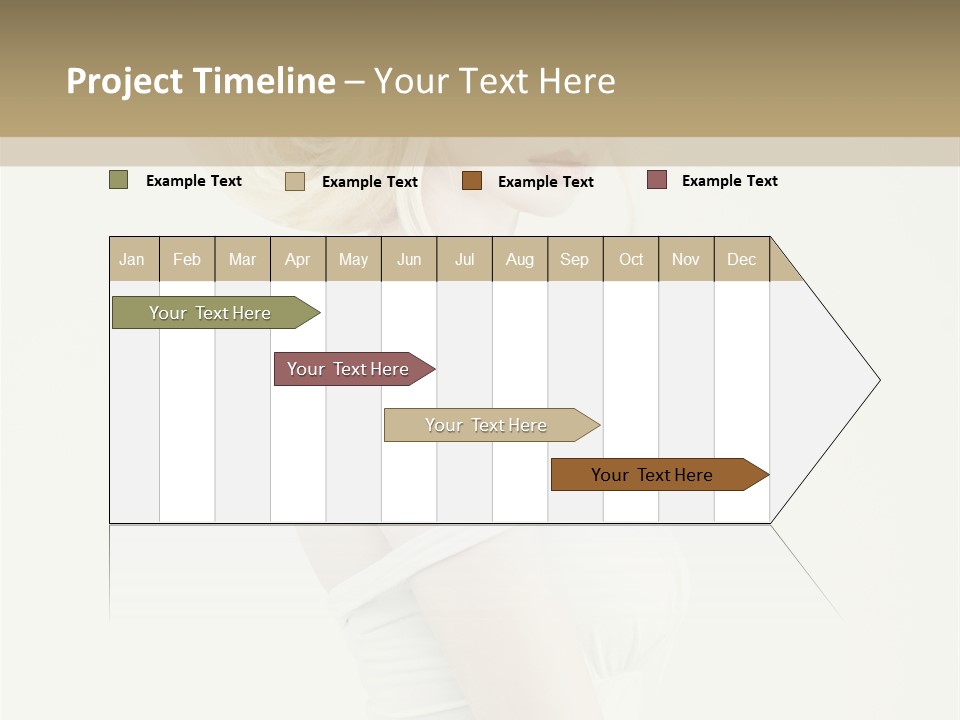 Costume Fantastic Lady PowerPoint Template