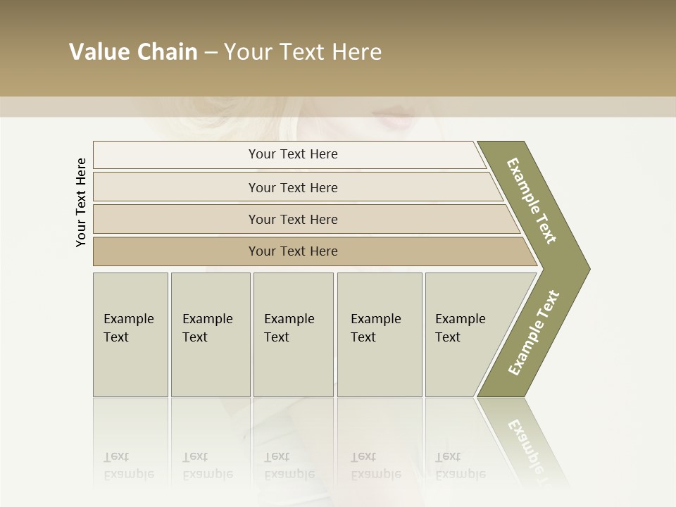 Costume Fantastic Lady PowerPoint Template