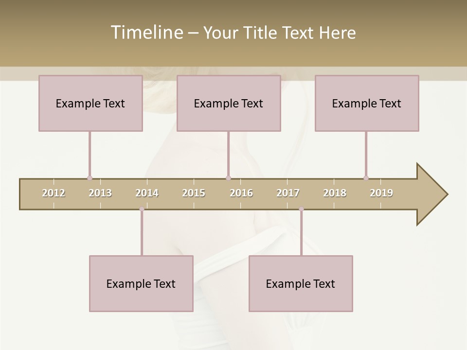 Costume Fantastic Lady PowerPoint Template