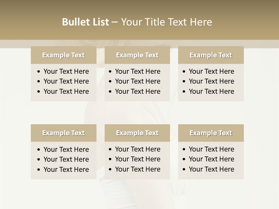 Costume Fantastic Lady PowerPoint Template