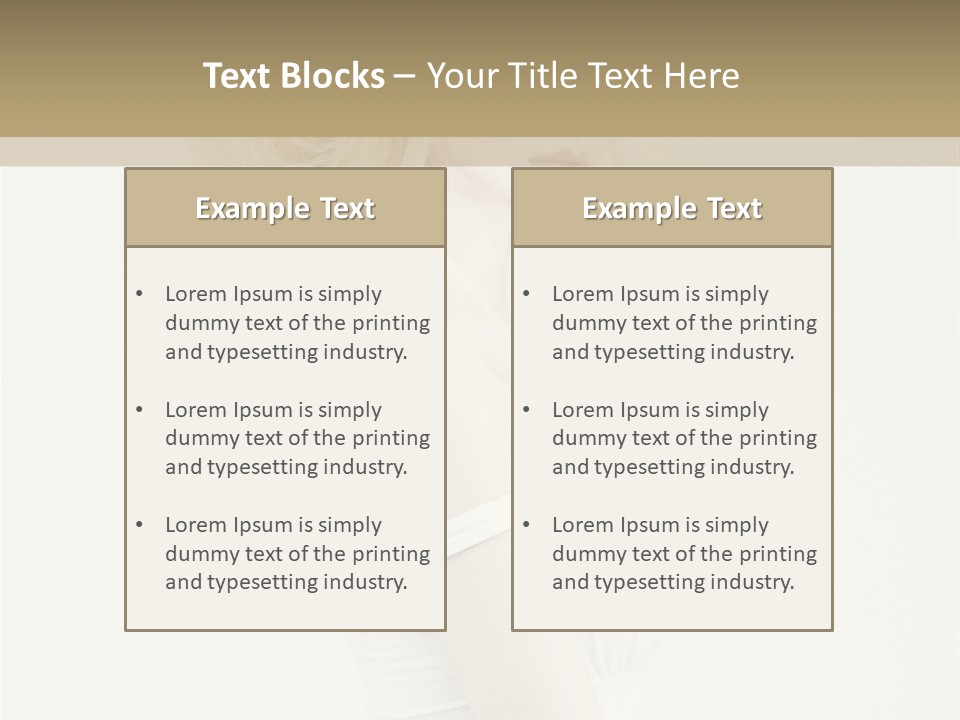 Costume Fantastic Lady PowerPoint Template