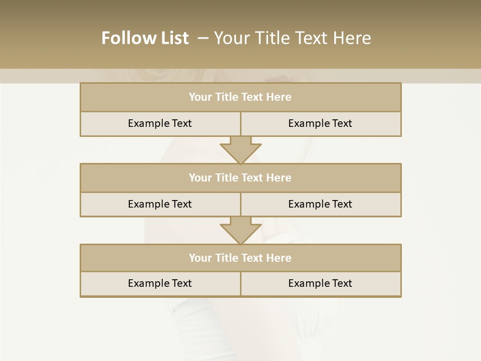 Costume Fantastic Lady PowerPoint Template