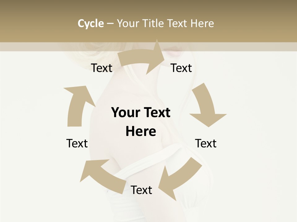 Costume Fantastic Lady PowerPoint Template