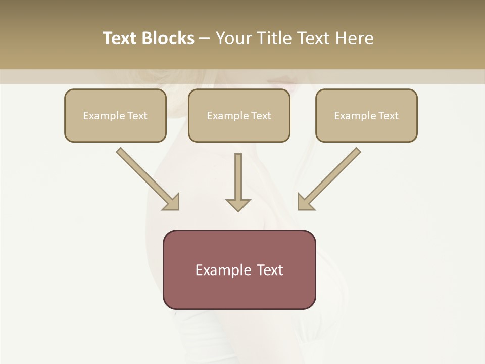 Costume Fantastic Lady PowerPoint Template